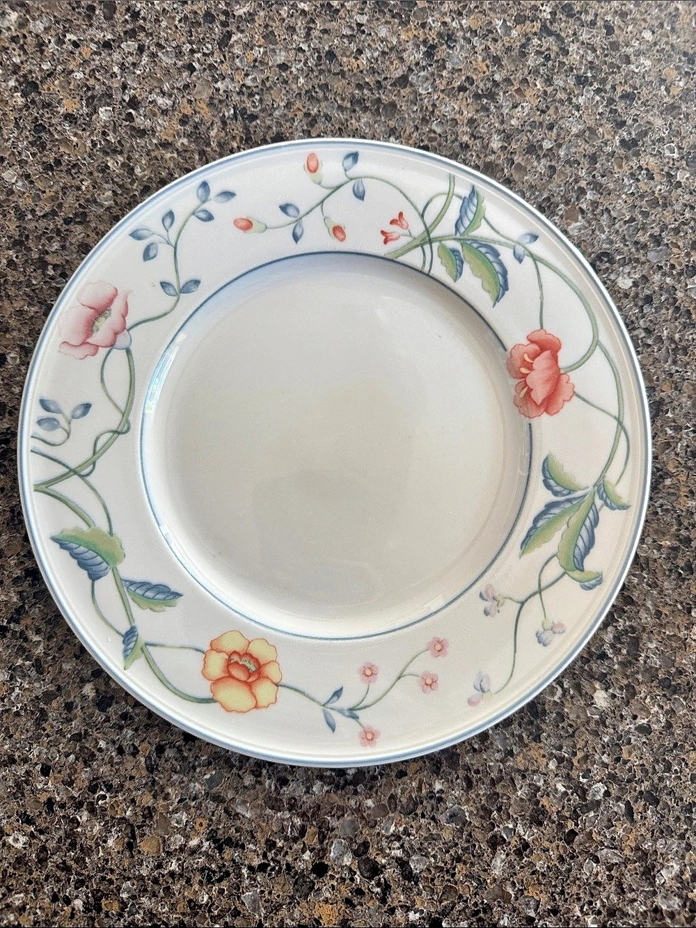 Villeroy & Boch Albertina Floral Salad Plate 8 1/2" West Germany Made
